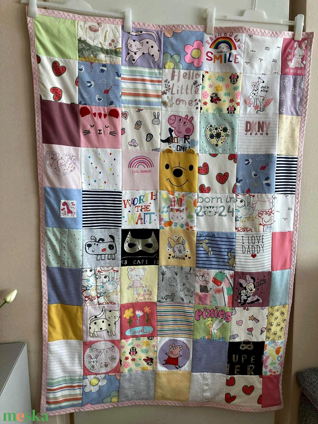 Patchwork emléktakaró . - otthon & életmód - babaszoba, gyerekszoba - babatakaró, gyerek pléd - Meska.hu