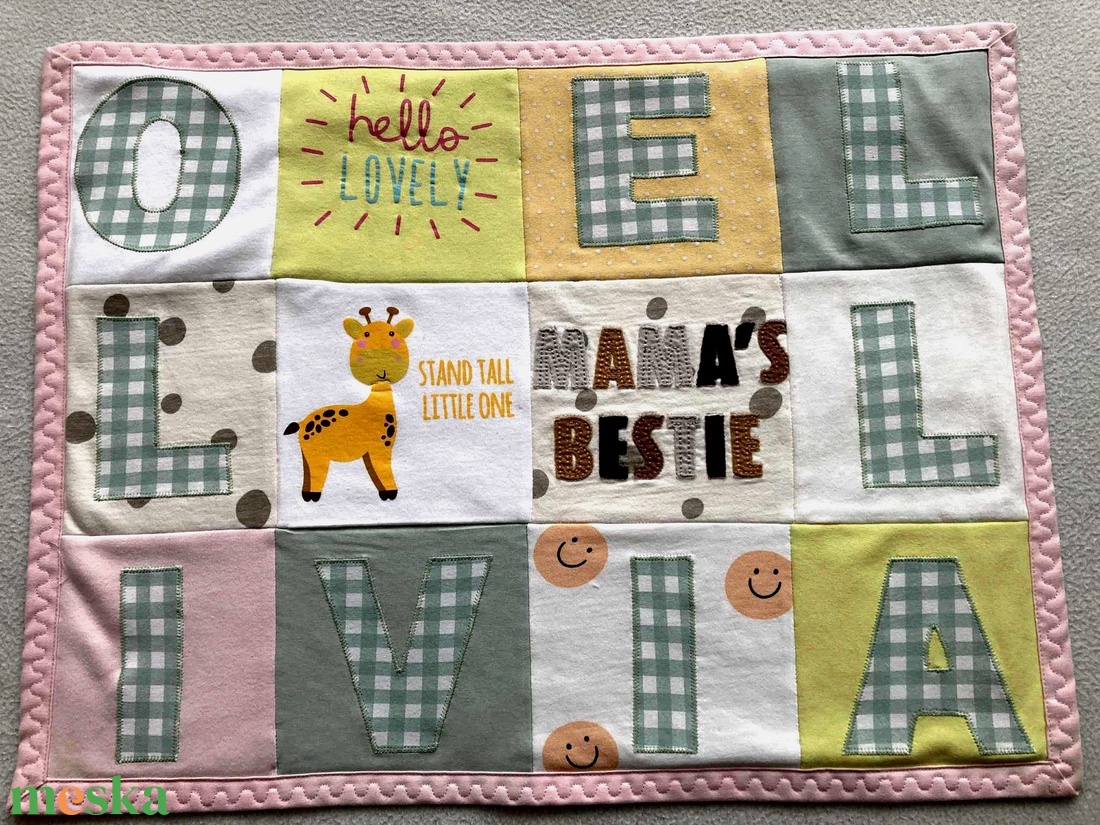 Patchwork emléktakaró . - otthon & életmód - babaszoba, gyerekszoba - babatakaró, gyerek pléd - Meska.hu