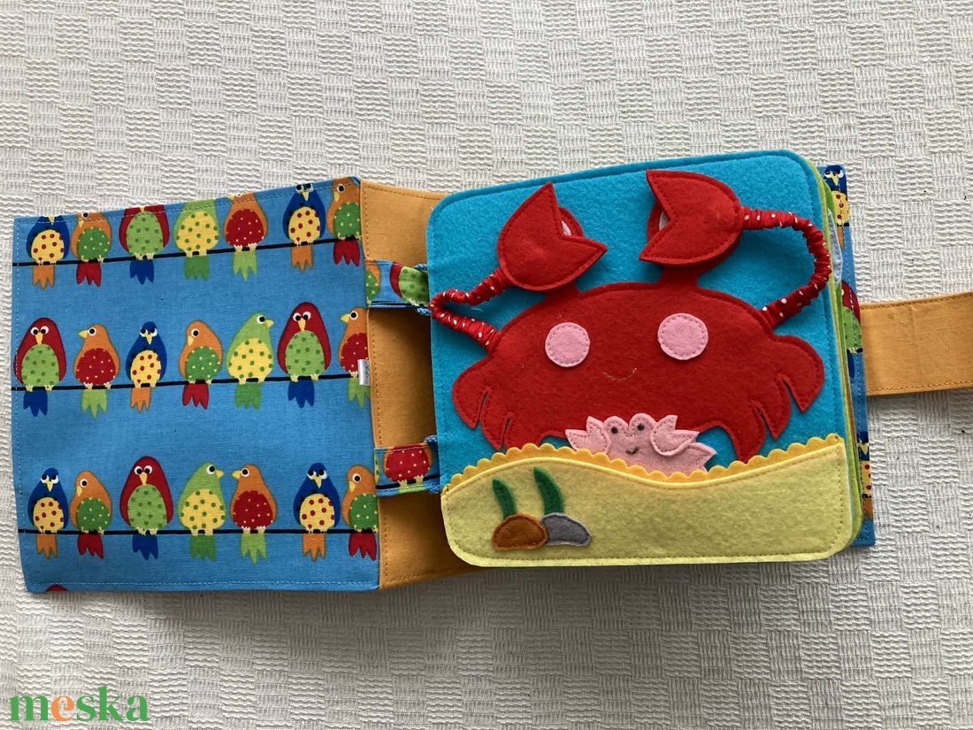 Csendeskönyv,matatókönyv kicsiknek. - játék & sport - készségfejlesztő és logikai játék - logikai játékok - Meska.hu