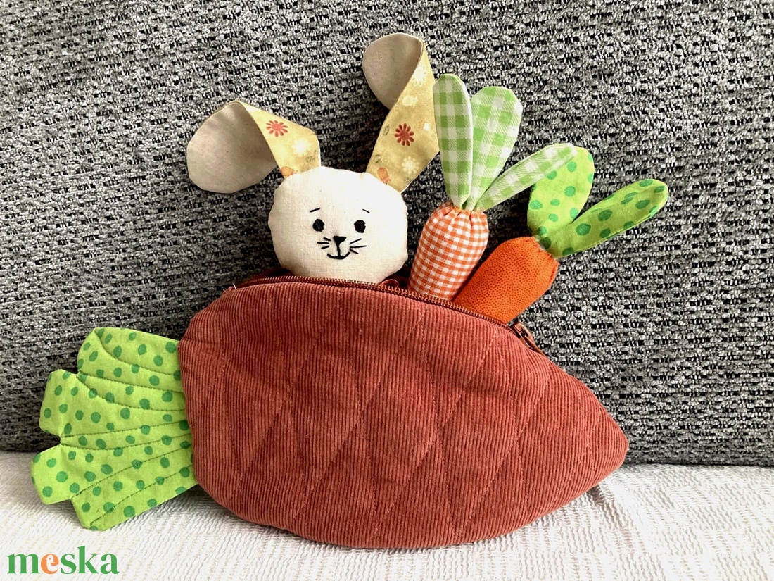 Répa házikó. - játék & sport - plüssállat & játékfigura - nyuszi - Meska.hu