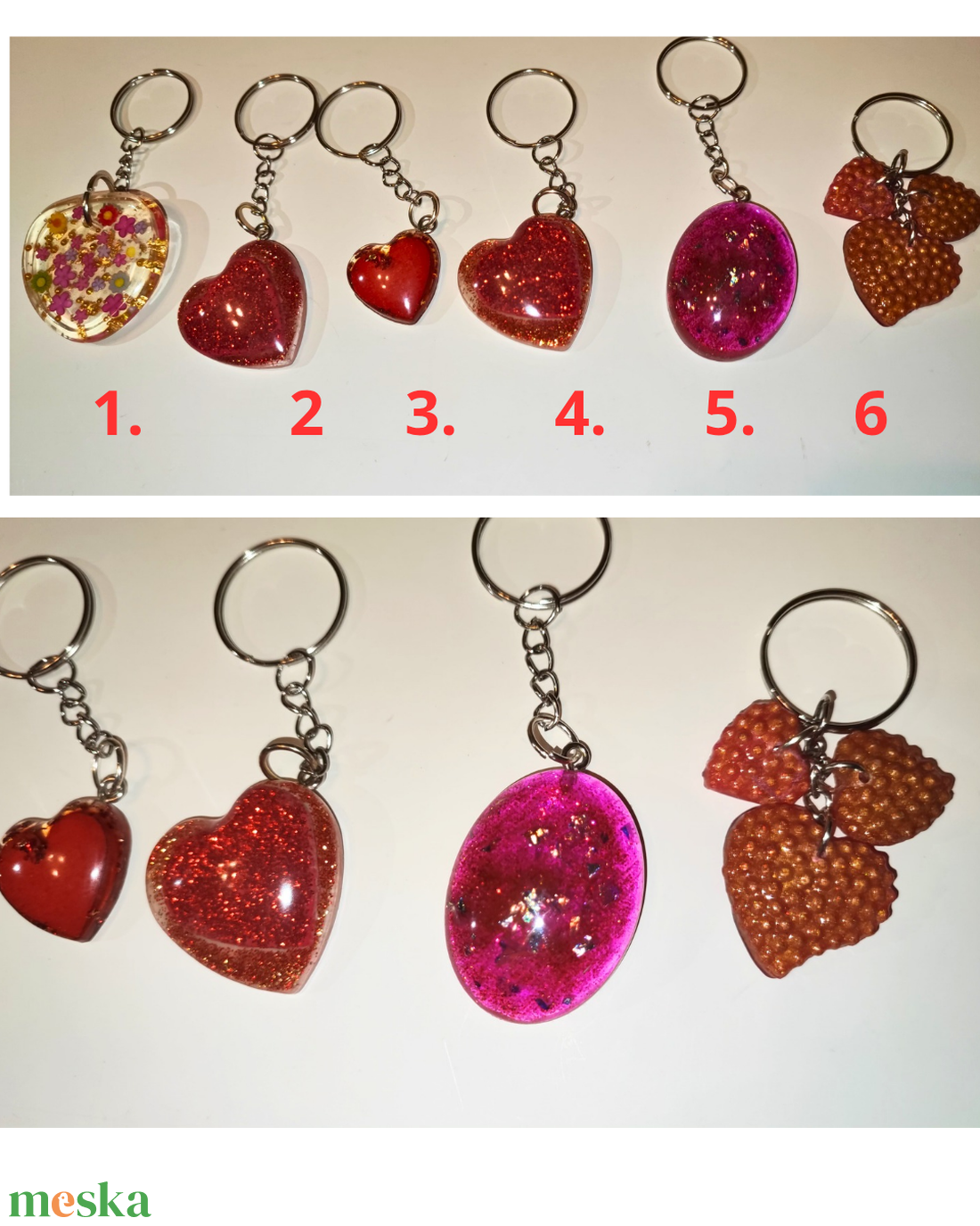 Epoxigyanta kulcstartó díszítéssel. Költség 1 darab termékre  - táska & tok - kulcstartó & táskadísz - kulcstartó - Meska.hu