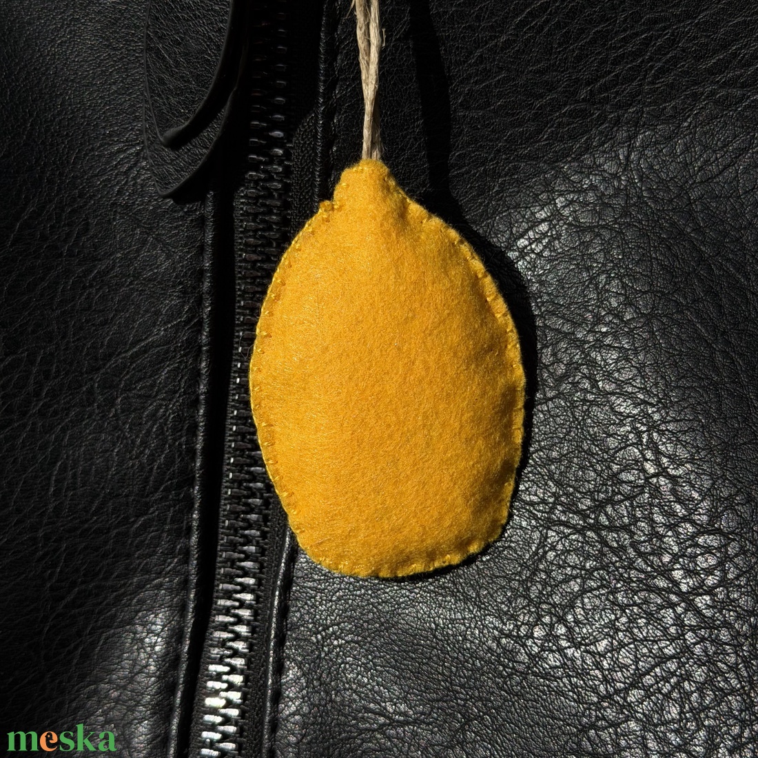 Adventure Time Lemongrab / Citromgróf filc kulcstartó, táskadísz - táska & tok - kulcstartó & táskadísz - táskadísz - Meska.hu