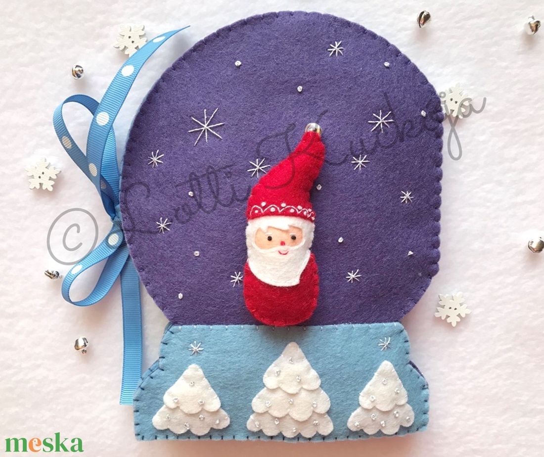 Télapó varázslatos hógömb házikója interaktív lapozható könyv, játszókönyv, bábszínház - - Meska.hu Télapó varázslatos hógömb házikója interaktív lapozható könyv, játszókönyv, bábszínház - - Meska.hu