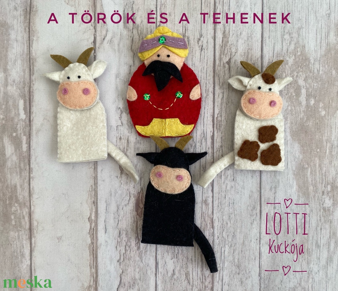 2 az 1-ben ujjbáb készlet: ,,A török és a tehenek és az ,,Iciri-piciri c. mesék - játék & sport - bábok - ujjbáb - Meska.hu 2 az 1-ben ujjbáb készlet: ,,A török és a tehenek és az ,,Iciri-piciri c. mesék - játék & sport - bábok - ujjbáb - Meska.hu