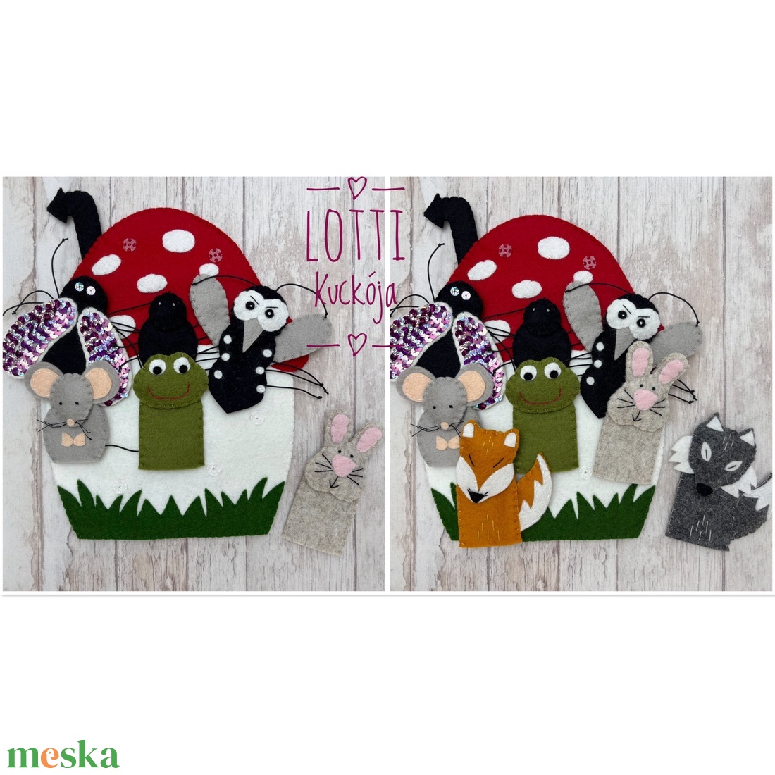 A vityilló ujjbáb készlet - játék & sport - bábok - ujjbáb - Meska.hu