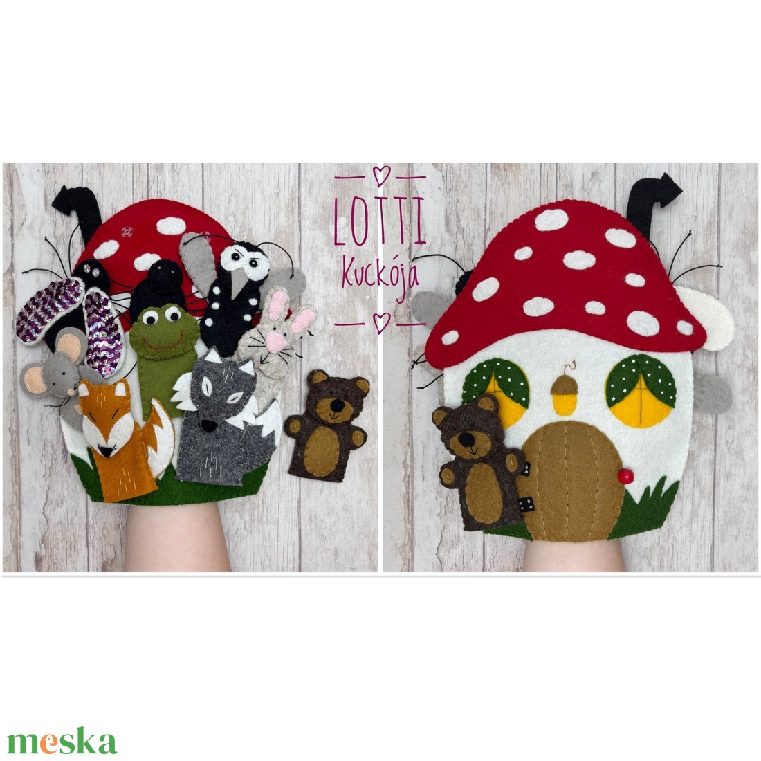 A vityilló ujjbáb készlet - játék & sport - bábok - ujjbáb - Meska.hu