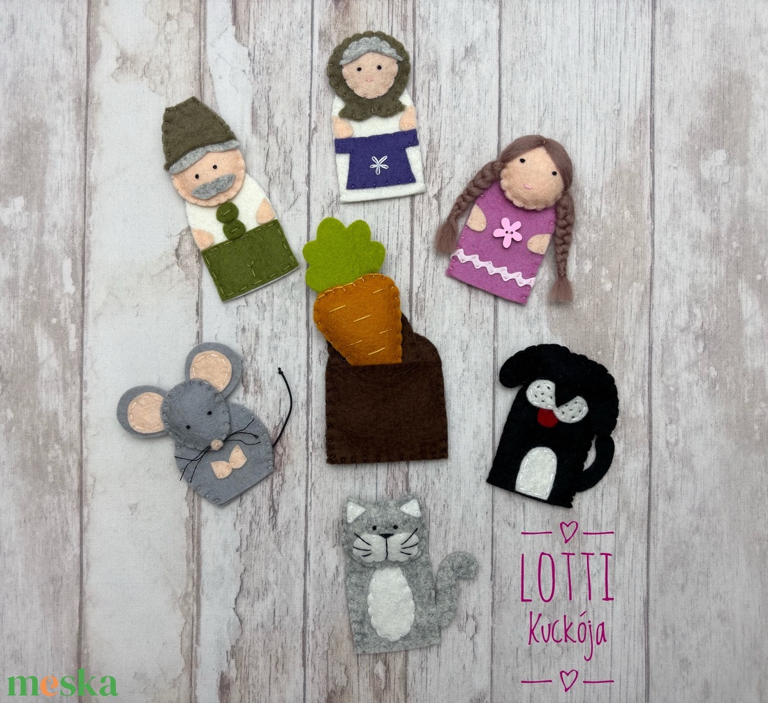 Répamese ujjbáb készlet - játék & sport - bábok - ujjbáb - Meska.hu