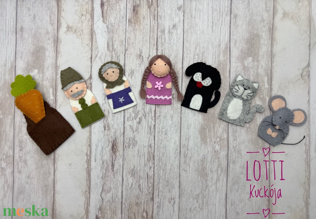 Répamese ujjbáb készlet - játék & sport - bábok - ujjbáb - Meska.hu