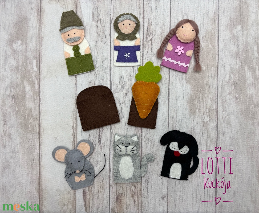 Répamese ujjbáb készlet - játék & sport - bábok - ujjbáb - Meska.hu