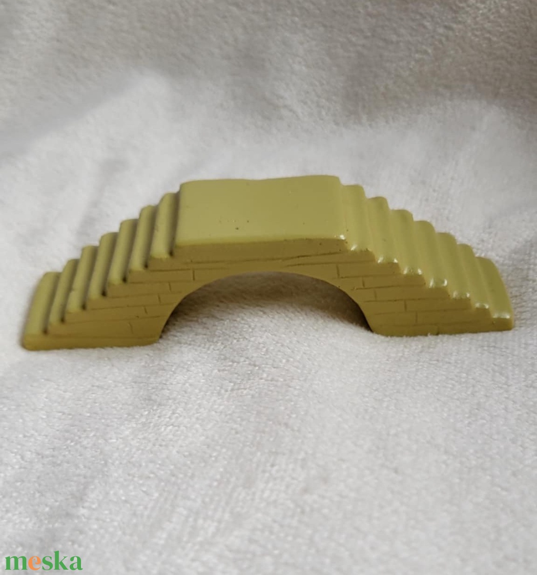 Homok színű híd tündérkertbe, karácsonyi faluba ???????? - karácsony - karácsonyi lakásdekoráció - karácsonyi falu, házikó - Meska.hu