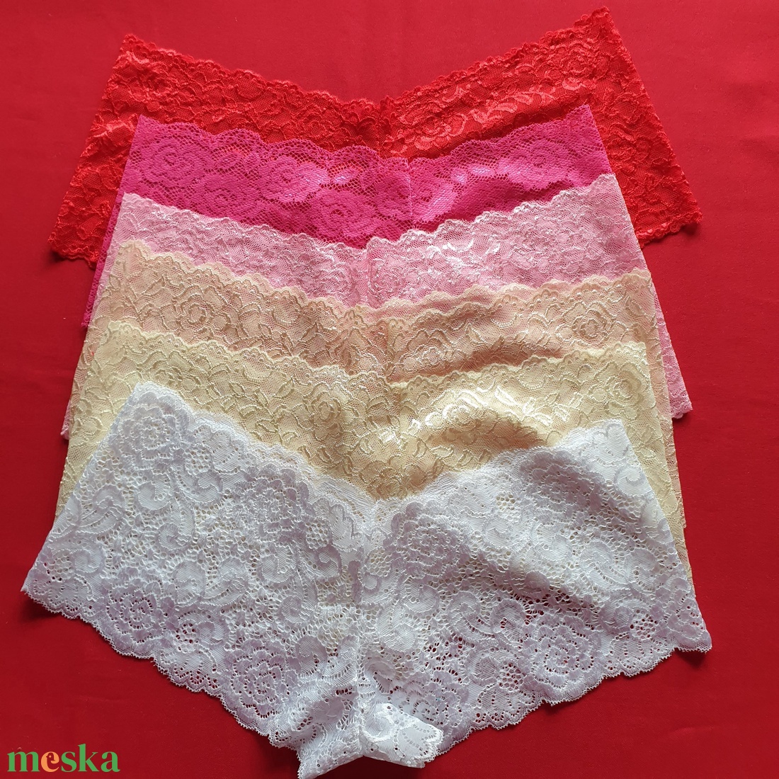 FEN22 - Női fehérnemű - Francia csipke bugyi - 2XS-3XL / 34-54 - ruha & divat - női ruha - fürdőruha & fehérnemű - Meska.hu FEN22 - Női fehérnemű - Francia csipke bugyi - 2XS-3XL / 34-54 - ruha & divat - női ruha - fürdőruha & fehérnemű - Meska.hu