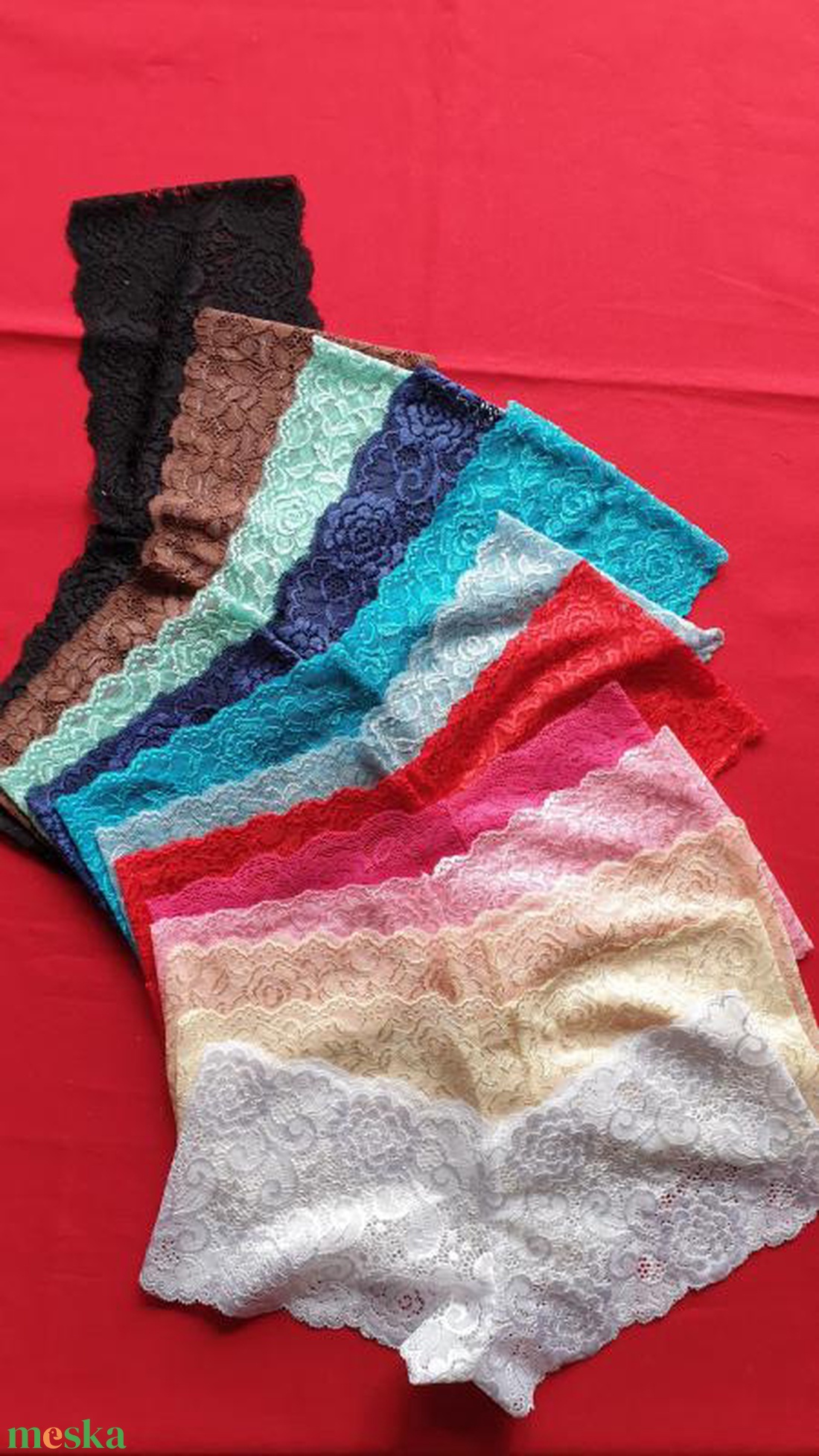 FEN23 - Női fehérnemű - Francia csipke bugyi betéttel - 2XS-3XL / 34-54 - ruha & divat - női ruha - fürdőruha & fehérnemű - Meska.hu FEN23 - Női fehérnemű - Francia csipke bugyi betéttel - 2XS-3XL / 34-54 - ruha & divat - női ruha - fürdőruha & fehérnemű - Meska.hu