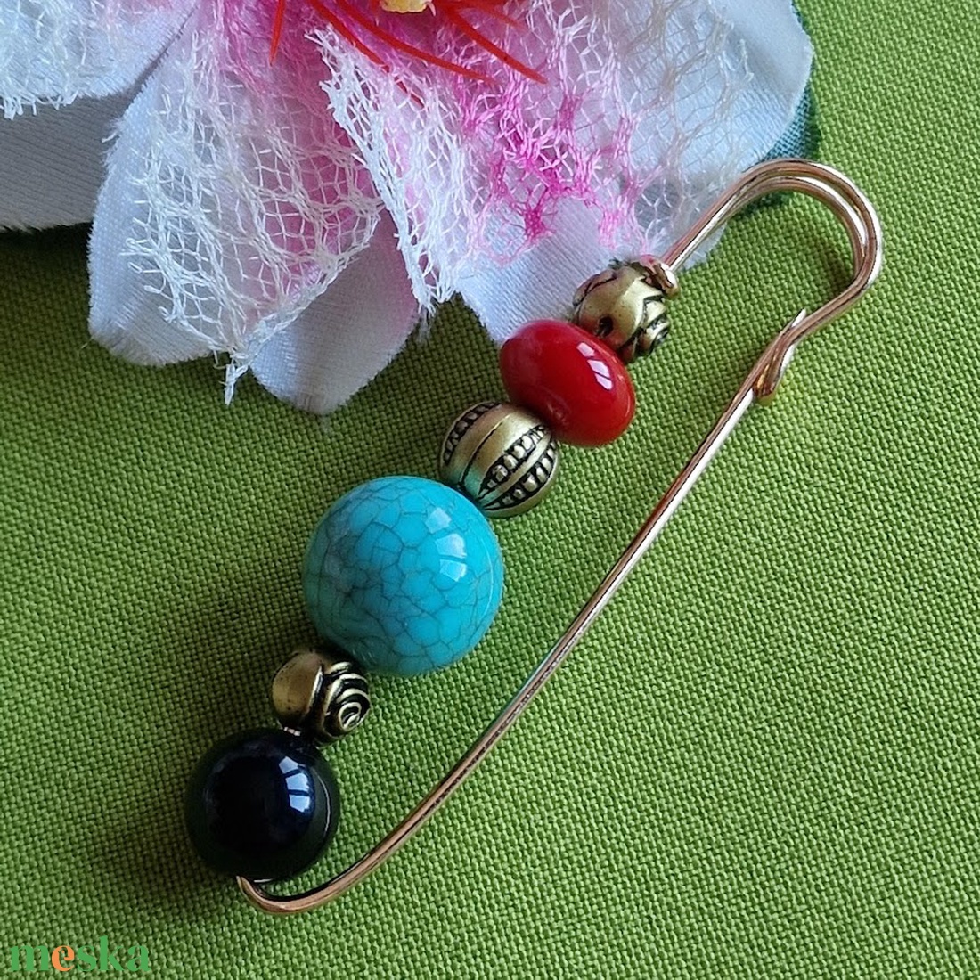 Kitűző, bross BRO160 - Achát és sárgaréz gyöngyös melltű 20x78mm - ékszer - kitűző és bross - kitűző - Meska.hu Kitűző, bross BRO160 - Achát és sárgaréz gyöngyös melltű 20x78mm - ékszer - kitűző és bross - kitűző - Meska.hu