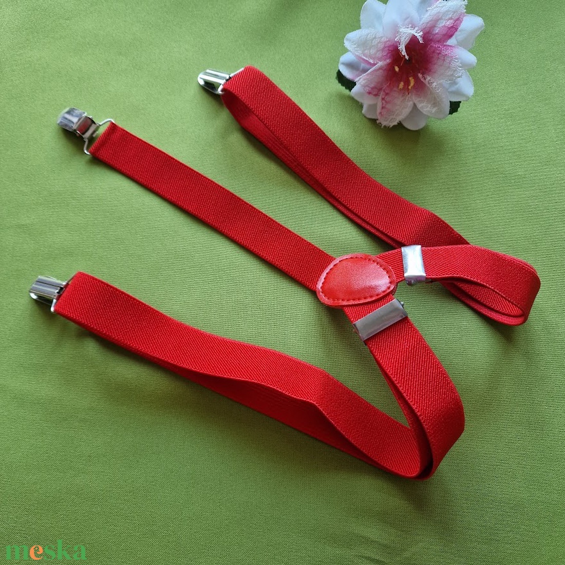 ESKÜVŐ HTG03B - Piros Y alakú hózentróger/ nadrágtartó - esküvő - kiegészítők - öv & pánt - Meska.hu