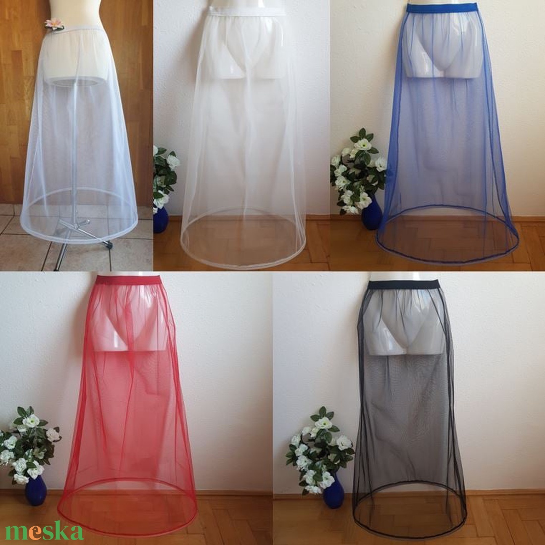 ESKÜVŐ ASZ01E - 1 körös rugalmas fekete menyasszonyi alsószoknya, abroncs, lépéskönnyítő - esküvő - ruha - menyasszonyi ruha - Meska.hu