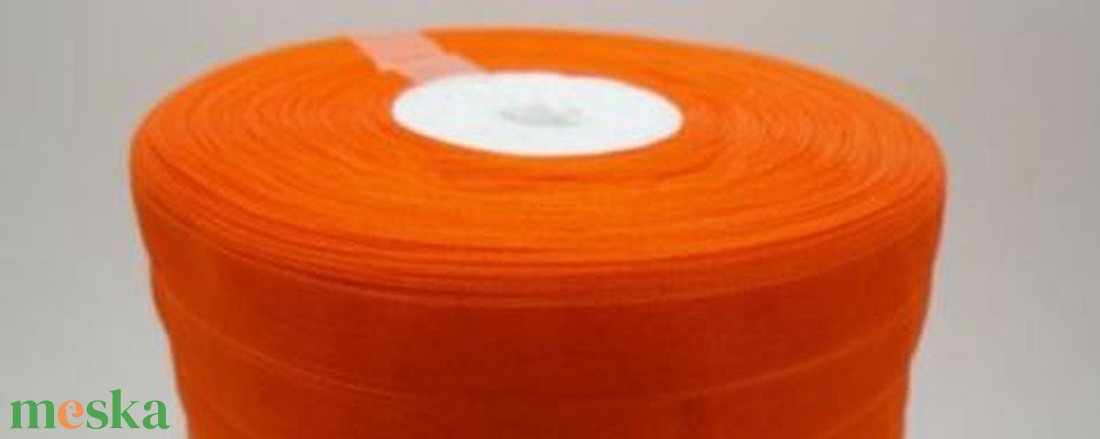10SZO41 - 10mm-es organza szalag � élénknarancs 41. - kellékek & szerszámok - méteráru - dekorációs alapanyag - Meska.hu