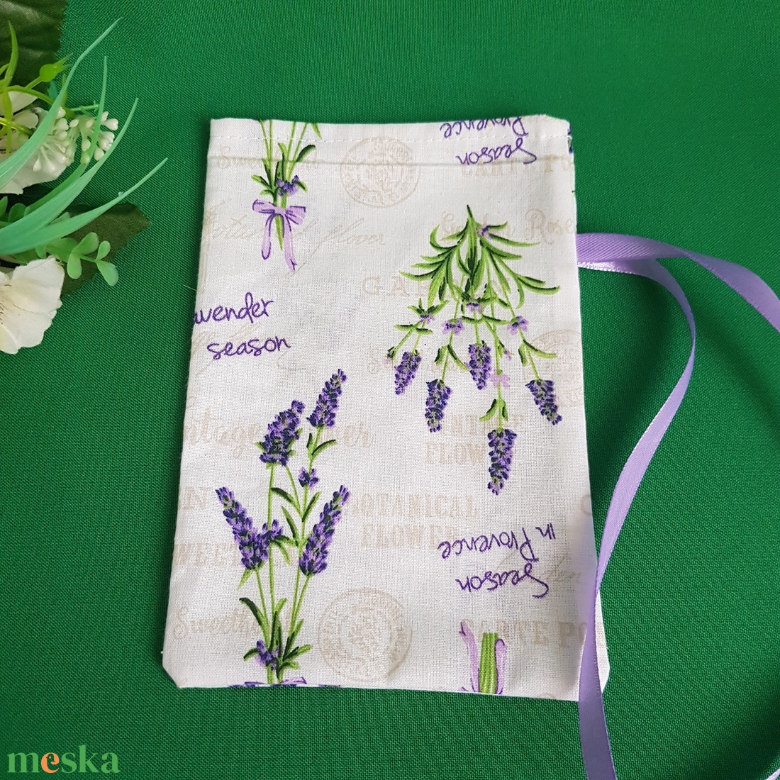 Levendula mintás kisméretű zsák, textil ajándéktasak - karácsony - mikulás - mikulás zsák, zokni, csizma - Meska.hu Levendula mintás kisméretű zsák, textil ajándéktasak - karácsony - mikulás - mikulás zsák, zokni, csizma - Meska.hu