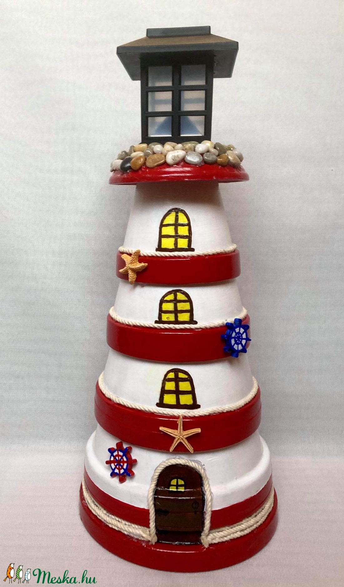 Világító torony - otthon & életmód - ház & kert - kerti lámpa - Meska.hu