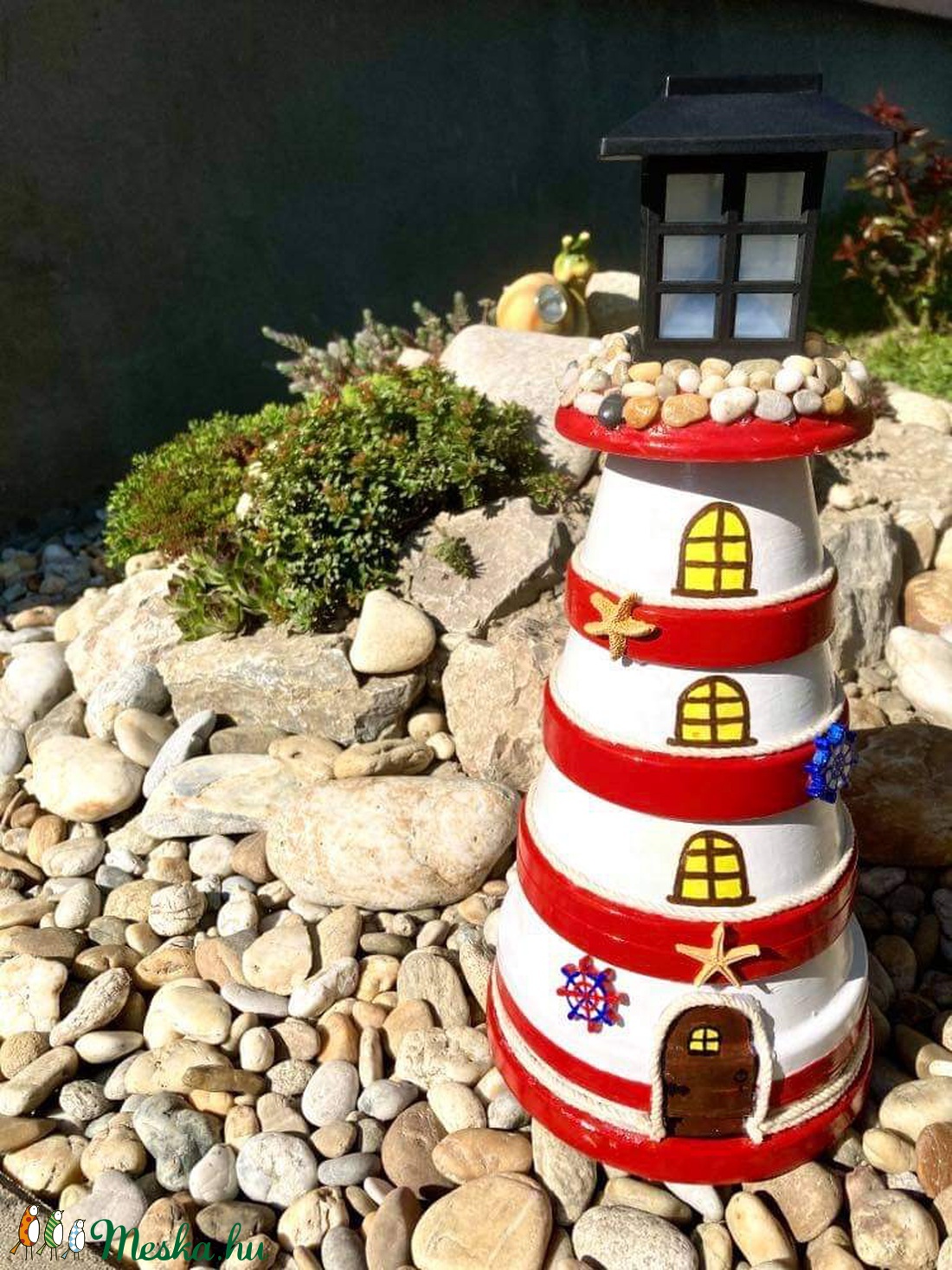 Világító torony - otthon & életmód - ház & kert - kerti lámpa - Meska.hu