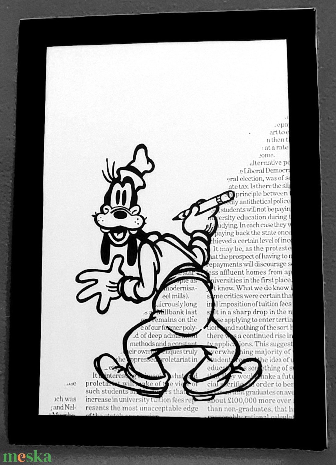 Pluto kutya - otthon & lakás - dekoráció - kép & falikép - üvegkép - Meska.hu