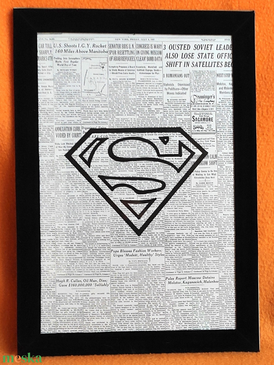 Superman - otthon & életmód - dekoráció - kép & falikép - üvegkép - Meska.hu Superman - otthon & életmód - dekoráció - kép & falikép - üvegkép - Meska.hu