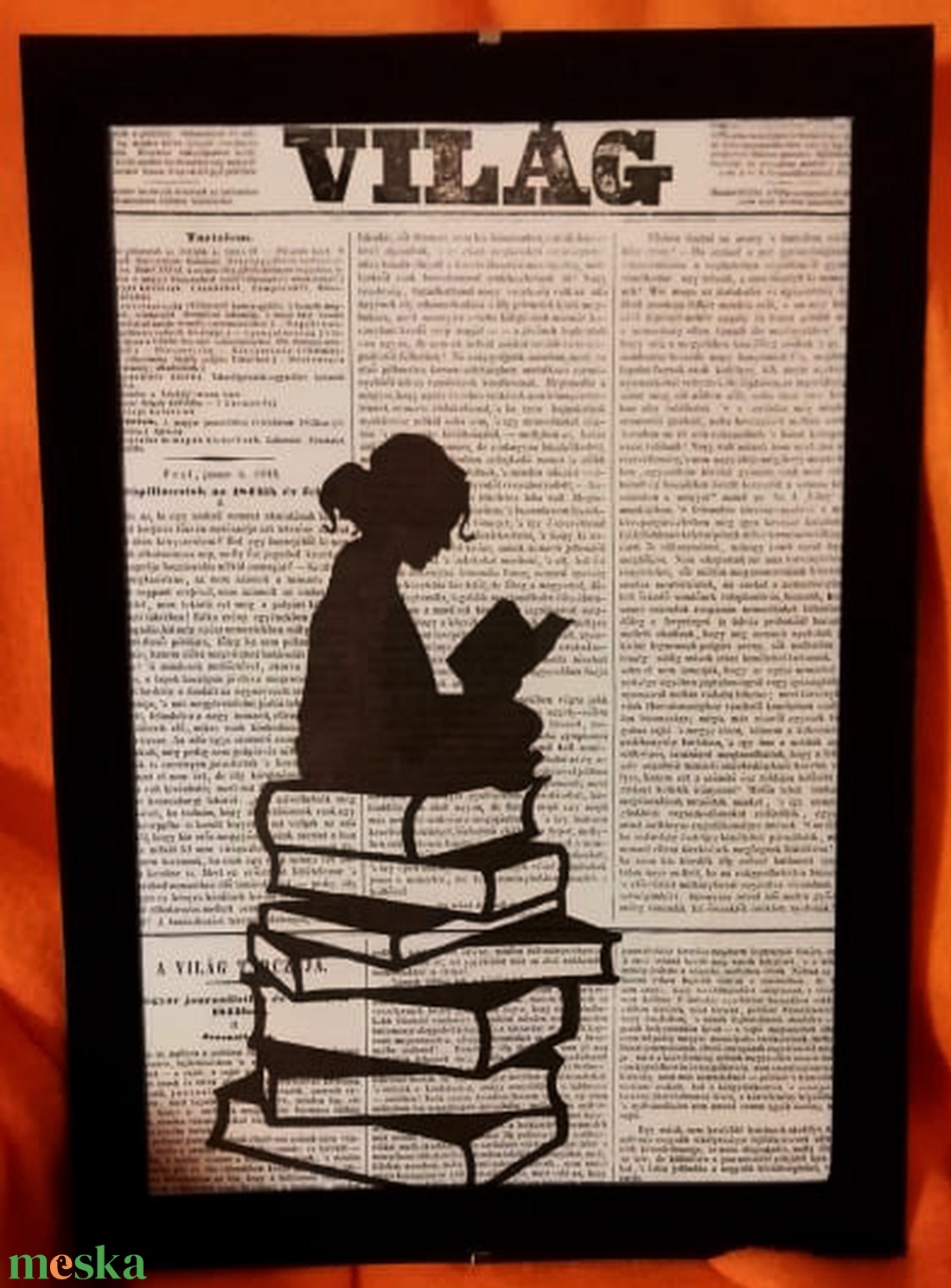 KÖNYVEKEN ÜLŐ LÁNY / FALI KÉP (A/4-es méretű) - művészet - grafika & illusztráció - egyéb rajzok - Meska.hu KÖNYVEKEN ÜLŐ LÁNY / FALI KÉP (A/4-es méretű) - művészet - grafika & illusztráció - egyéb rajzok - Meska.hu