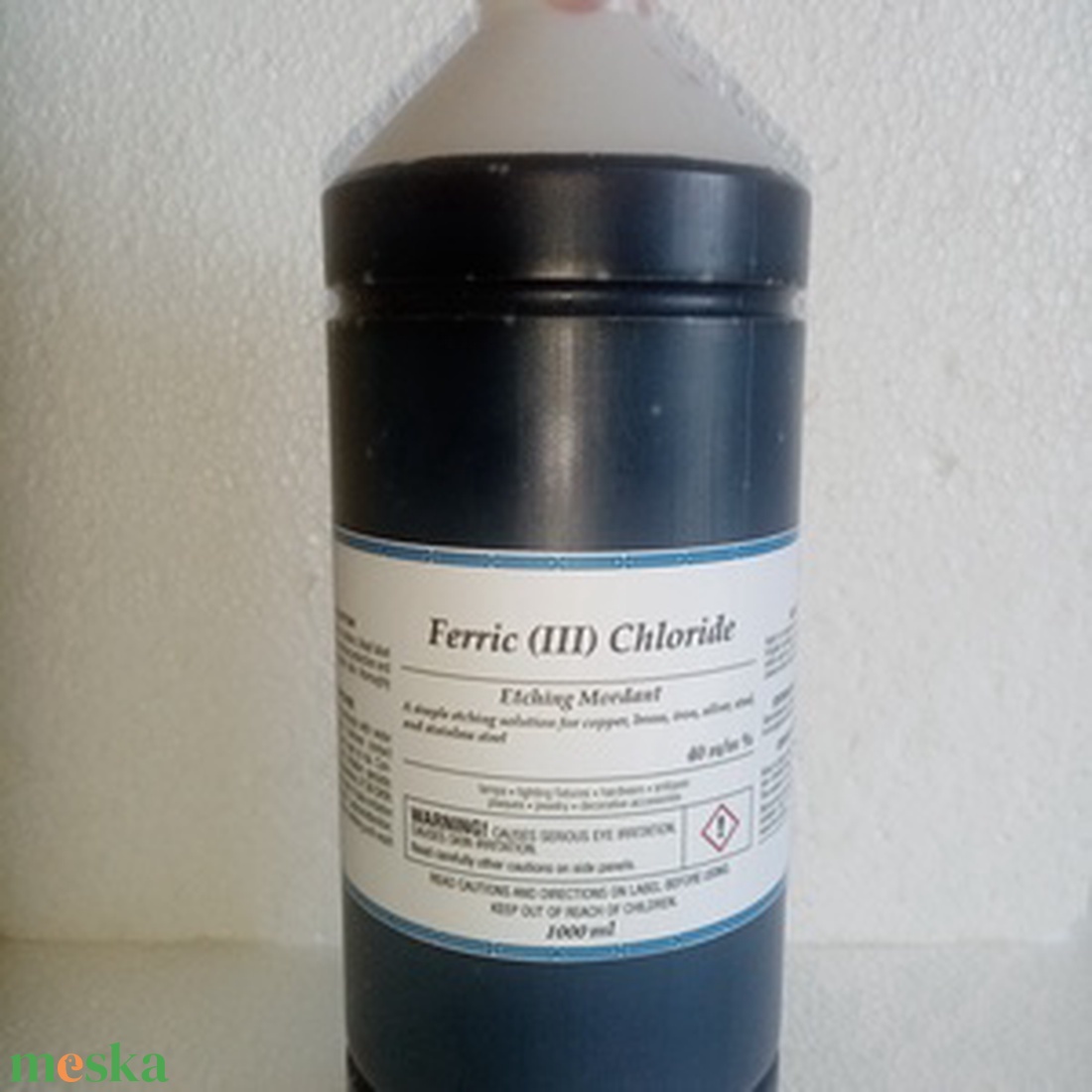 Vasklorid ,  Ferric (III)Chloride, fém maratószer, etching mordant 1000 ml - kellékek & szerszámok - festék - patina - Meska.hu