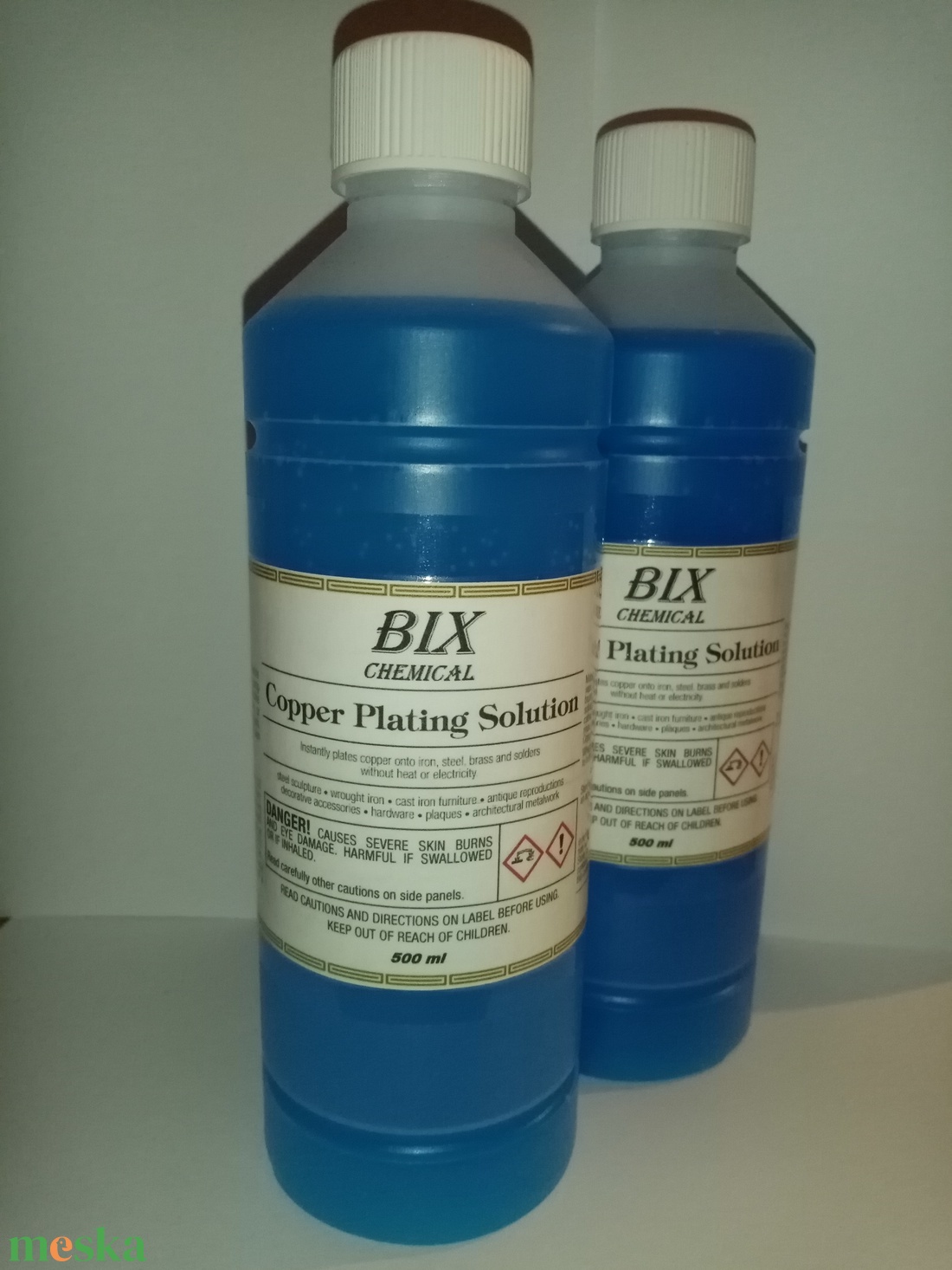 Copper plating solution, réz bevonat készítés 500 ml - kellékek & szerszámok - festék - patina - Meska.hu