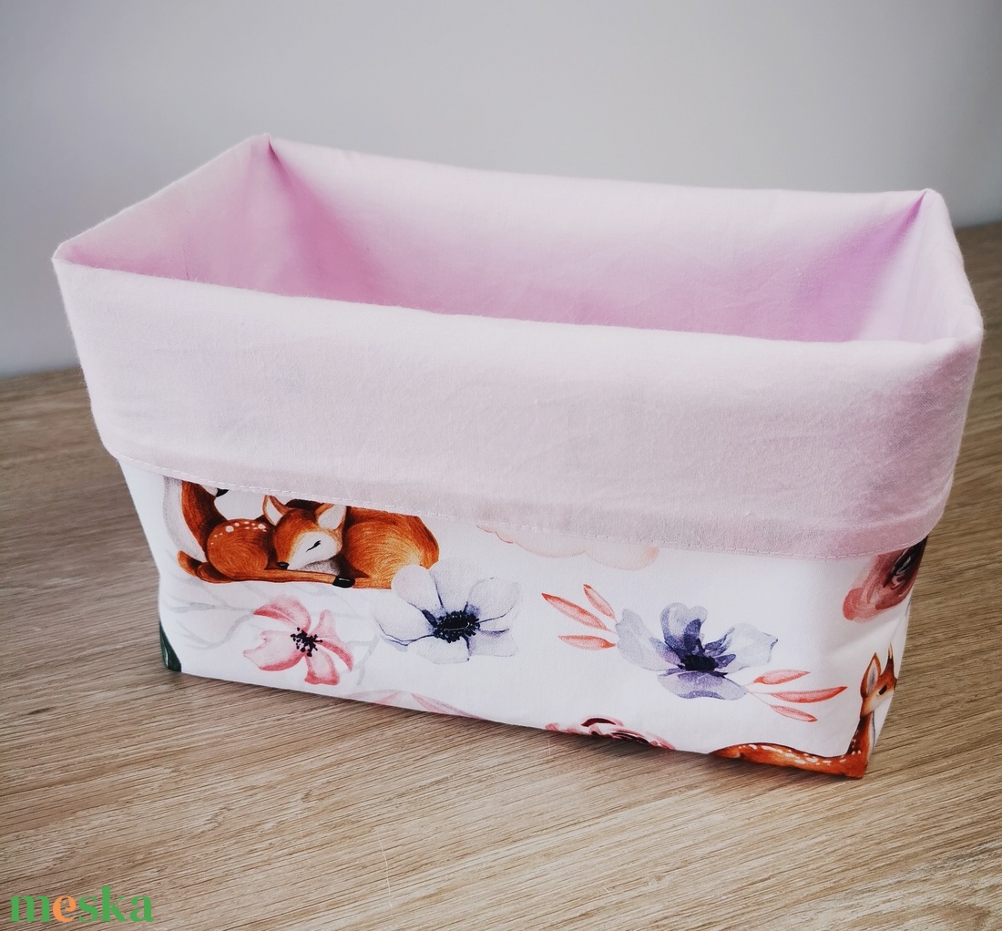 PRÉMIUM Textil asztali tároló babaszobába Őzikés - játék & sport - babalátogató ajándékcsomag - Meska.hu PRÉMIUM Textil asztali tároló babaszobába Őzikés - játék & sport - babalátogató ajándékcsomag - Meska.hu
