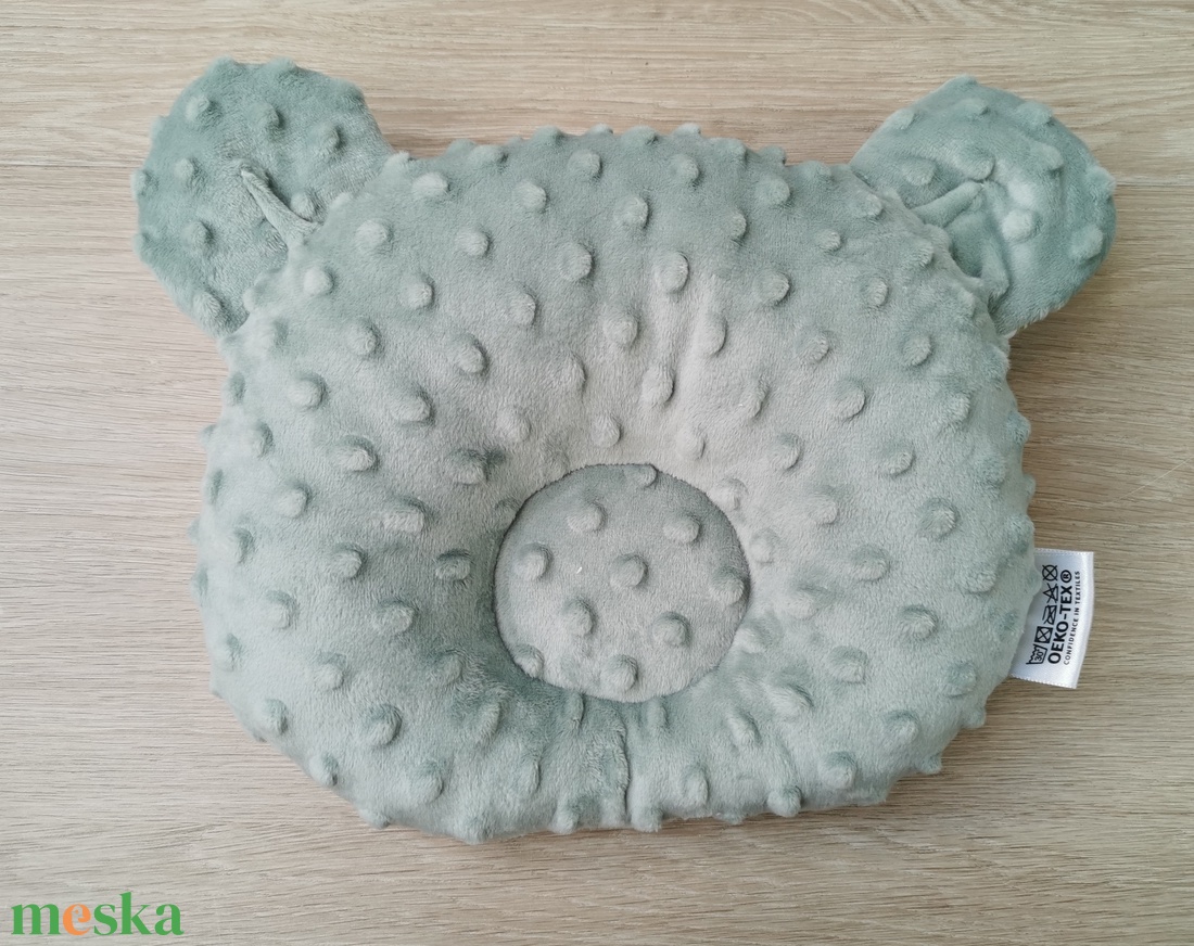 Stabilizáló MACI párna kölyök vadállatos-Zsálya minkyvel - UNISEX - otthon & életmód - babaszoba, gyerekszoba - gyerek díszpárna - Meska.hu