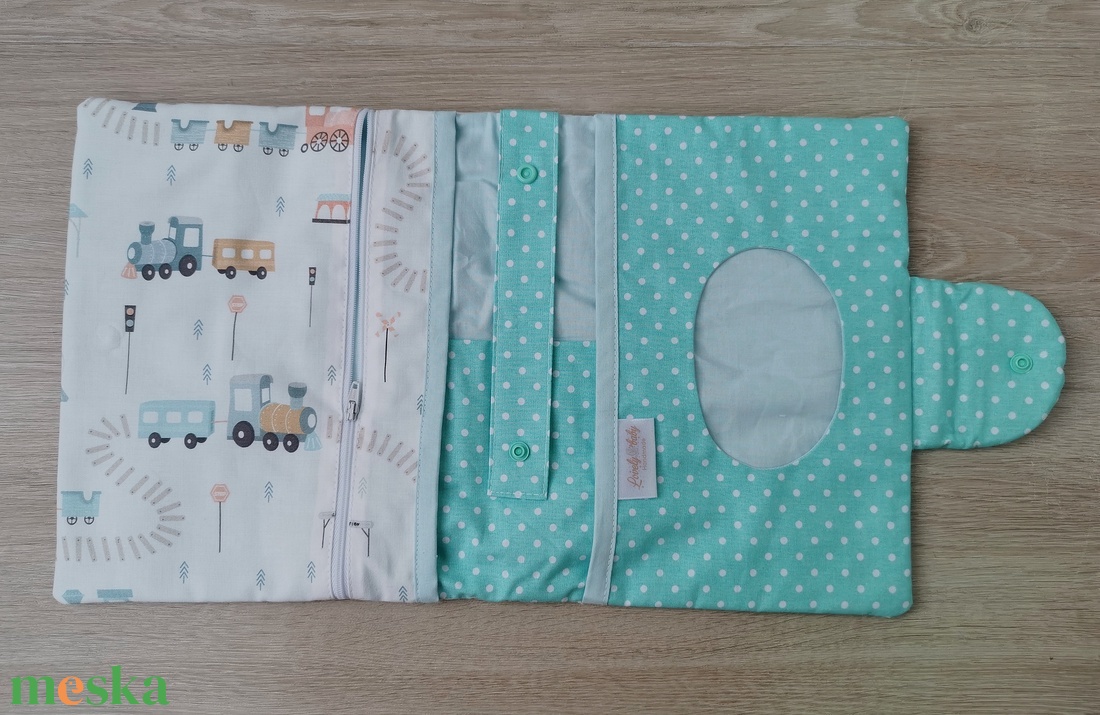 PRÉMIUM Utazó pelenkatartó táska Kis vonat - táska & tok - Meska.hu