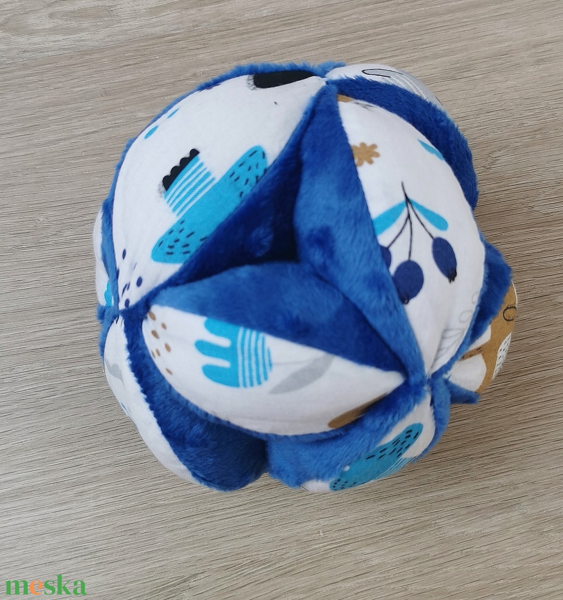 Montessori labda - kék-szürke macis nyuszis kék minky-vel - játék & sport - 3 éves kor alattiaknak - babakocka - Meska.hu Montessori labda - kék-szürke macis nyuszis kék minky-vel - játék & sport - 3 éves kor alattiaknak - babakocka - Meska.hu