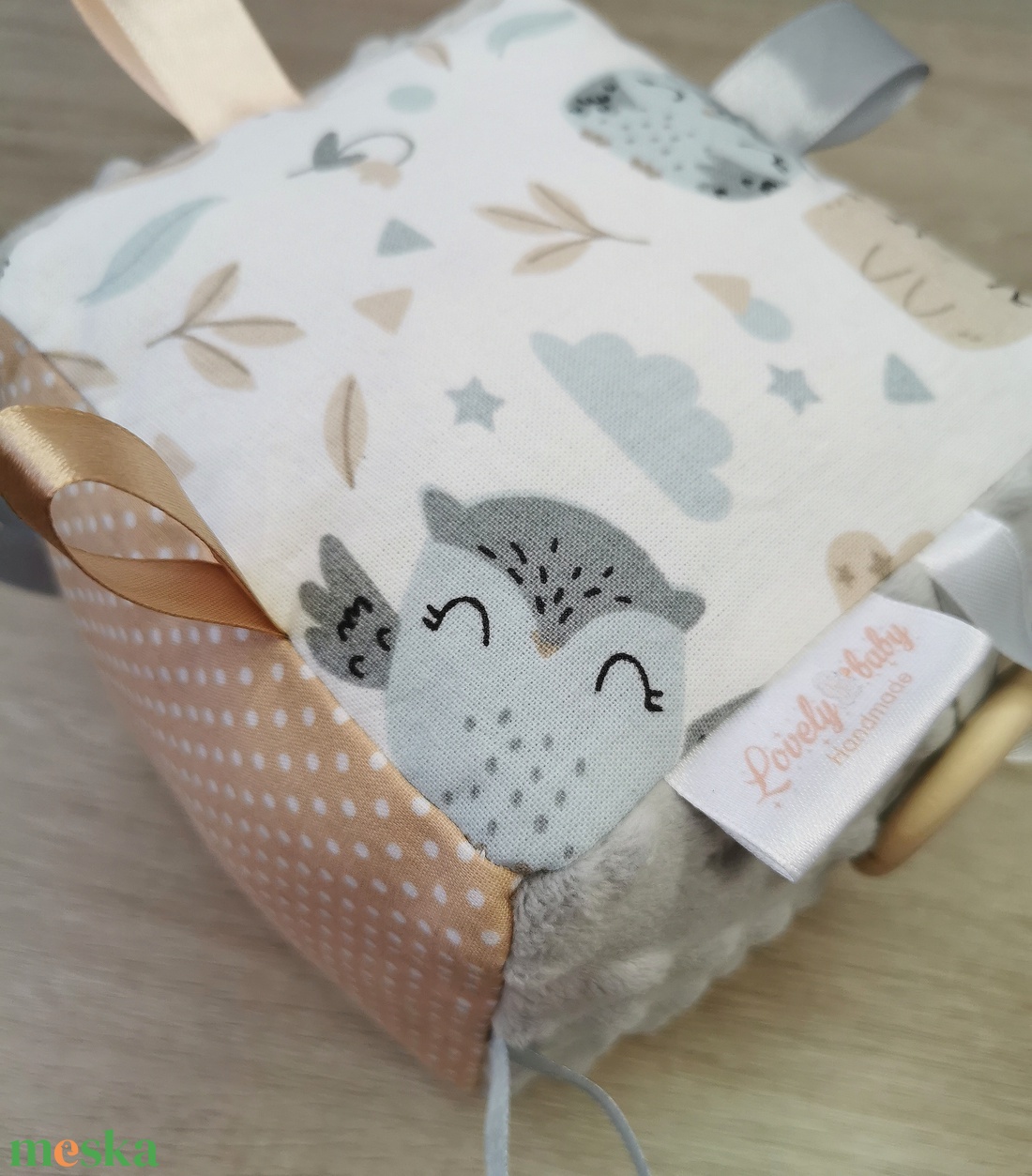Babakocka Szürke bézs bagoly nyuszi - szürke minky-vel UNISEX - játék & sport - 3 éves kor alattiaknak - babakocka - Meska.hu Babakocka Szürke bézs bagoly nyuszi - szürke minky-vel UNISEX - játék & sport - 3 éves kor alattiaknak - babakocka - Meska.hu
