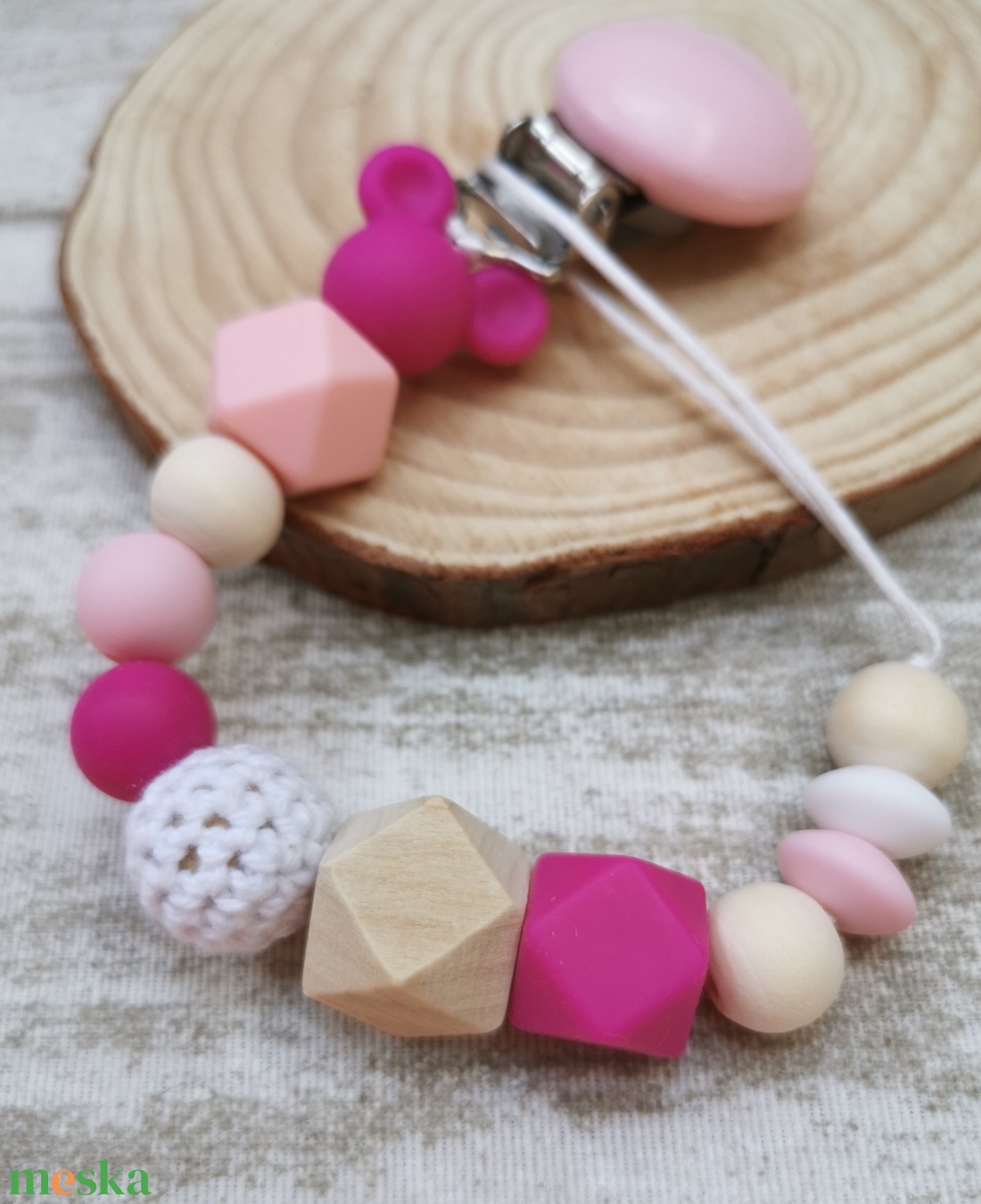 Cumilánc - Pink Mickey - játék & sport - 3 éves kor alattiaknak - cumilánc - Meska.hu Cumilánc - Pink Mickey - játék & sport - 3 éves kor alattiaknak - cumilánc - Meska.hu