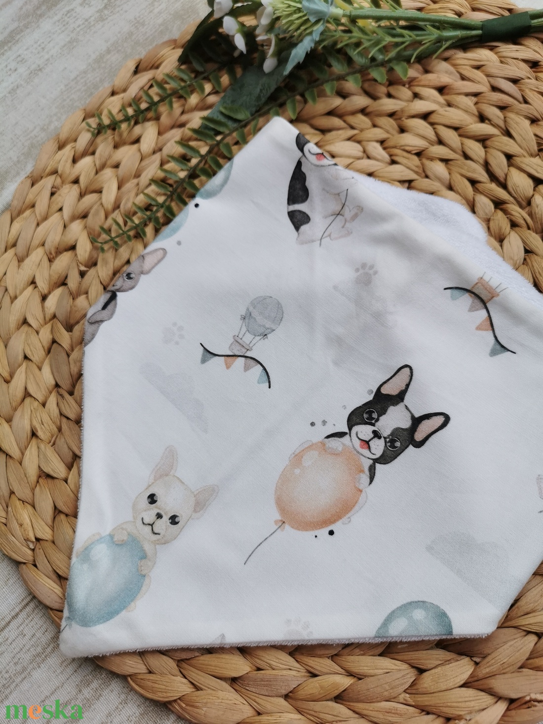 PRÉMIUM Nyálkendő - Bulldog - ruha & divat - gyerekruha - Meska.hu