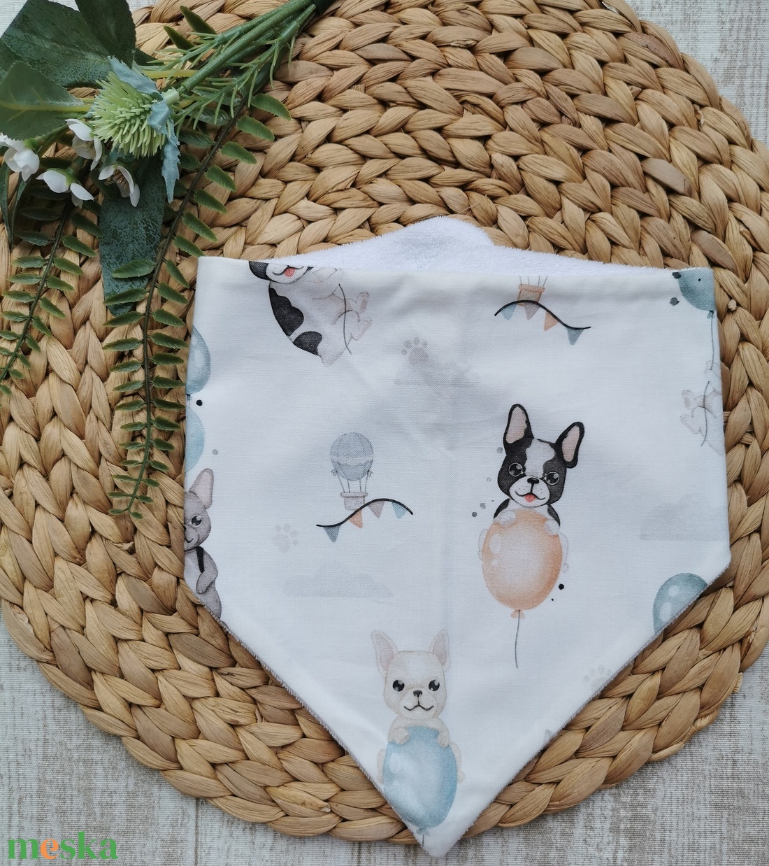 PRÉMIUM Nyálkendő - Bulldog - ruha & divat - gyerekruha - Meska.hu