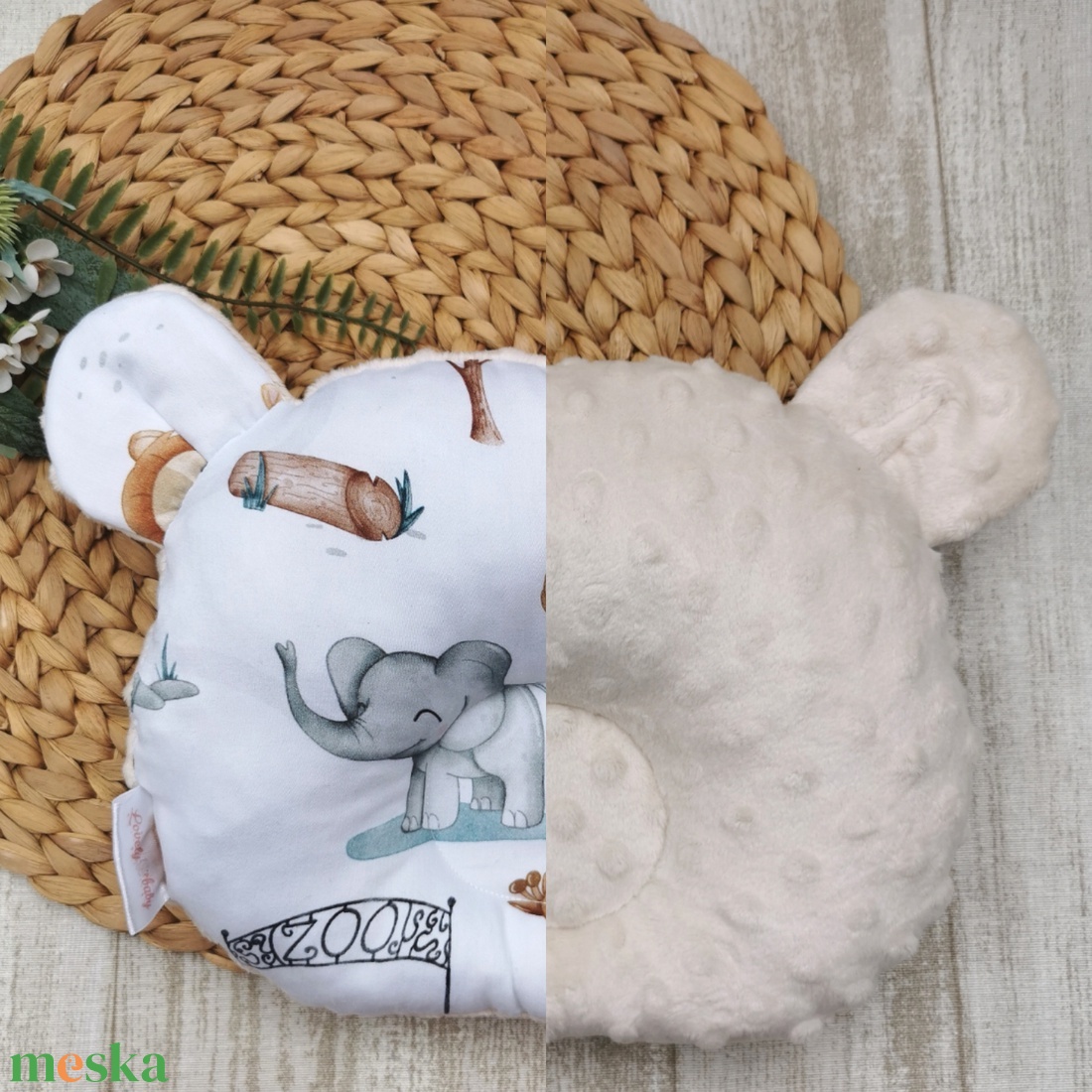 PRÉMIUM Stabilizáló MACI párna állatkert - beige minkyvel UNISEX - otthon & életmód - babaszoba, gyerekszoba - gyerek díszpárna - Meska.hu PRÉMIUM Stabilizáló MACI párna állatkert - beige minkyvel UNISEX - otthon & életmód - babaszoba, gyerekszoba - gyerek díszpárna - Meska.hu