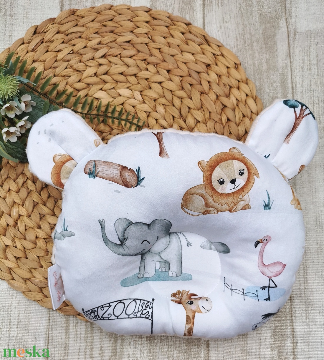 PRÉMIUM Stabilizáló MACI párna állatkert - beige minkyvel UNISEX - otthon & életmód - babaszoba, gyerekszoba - gyerek díszpárna - Meska.hu PRÉMIUM Stabilizáló MACI párna állatkert - beige minkyvel UNISEX - otthon & életmód - babaszoba, gyerekszoba - gyerek díszpárna - Meska.hu
