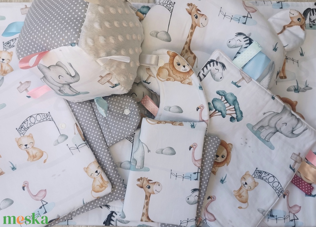 PRÉMIUM Óriási baba látogató ajándékcsomag 10 részes állatkert szürke UNISEX - játék & sport - babalátogató ajándékcsomag - Meska.hu PRÉMIUM Óriási baba látogató ajándékcsomag 10 részes állatkert szürke UNISEX - játék & sport - babalátogató ajándékcsomag - Meska.hu
