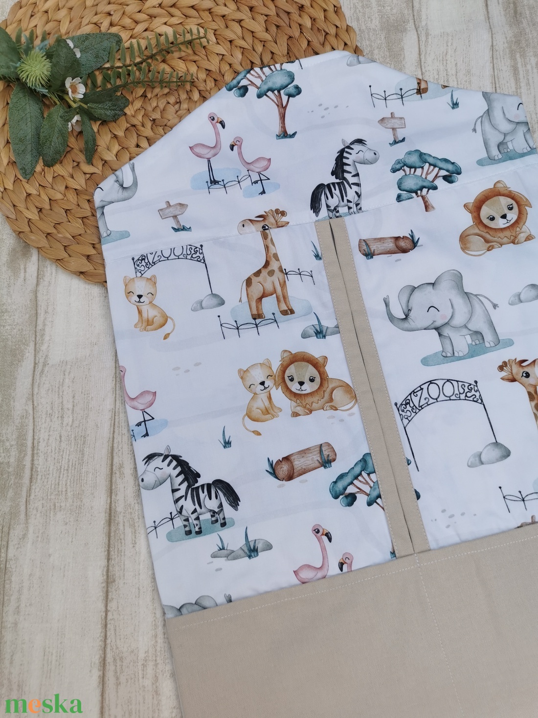 PRÉMIUM Óvodai Szett 2 db-os - Ruhazsák és tornazsák állatkert- beige UNISEX - játék & sport - ovis felszerelés - ovis szett - Meska.hu PRÉMIUM Óvodai Szett 2 db-os - Ruhazsák és tornazsák állatkert- beige UNISEX - játék & sport - ovis felszerelés - ovis szett - Meska.hu