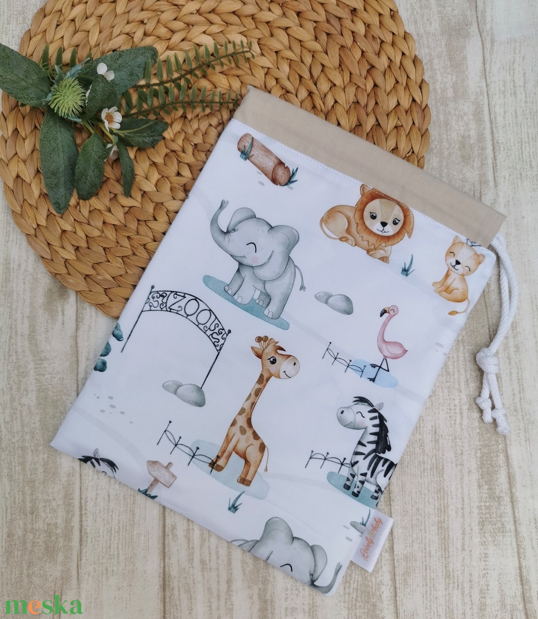 PRÉMIUM Óvodai Szett db-os - Ruhazsák, tornazsák és tisztasági zsák állatkert- beige UNISEX - játék & sport - ovis felszerelés - ovis szett - Meska.hu PRÉMIUM Óvodai Szett db-os - Ruhazsák, tornazsák és tisztasági zsák állatkert- beige UNISEX - játék & sport - ovis felszerelés - ovis szett - Meska.hu
