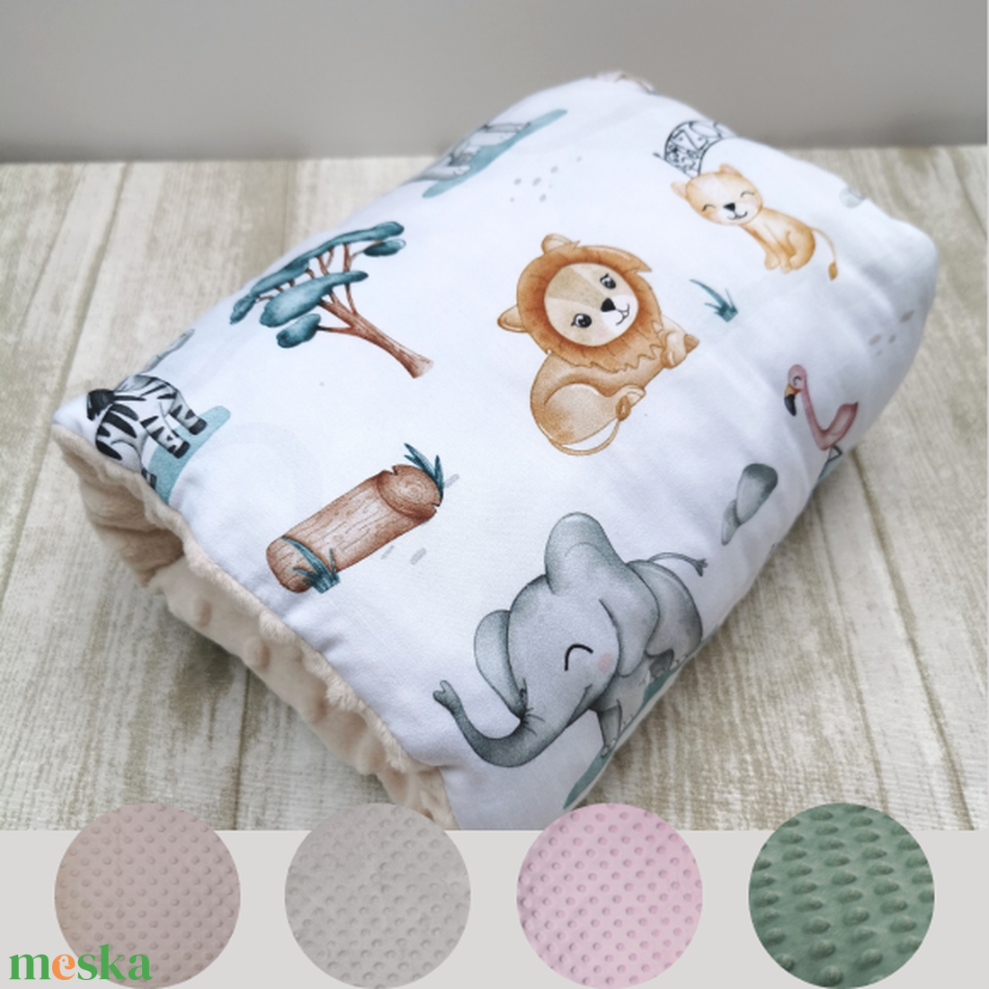 Karpárna állatkert -Zsálya minkyvel - UNISEX - baba - mama - szoptatási, etetési kellékek - szoptatós párna, kismama párna - Meska.hu