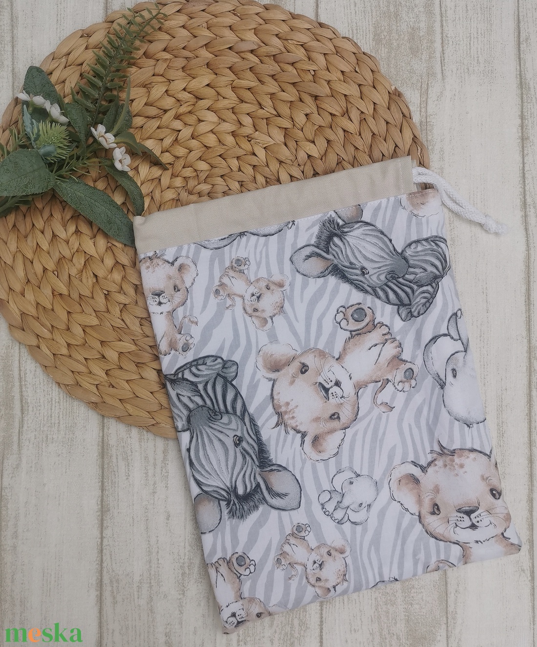 Ovis tisztasági zsák - Bébi állatos Bézs UNISEX  - játék & sport - ovis felszerelés - tisztasági csomag - Meska.hu