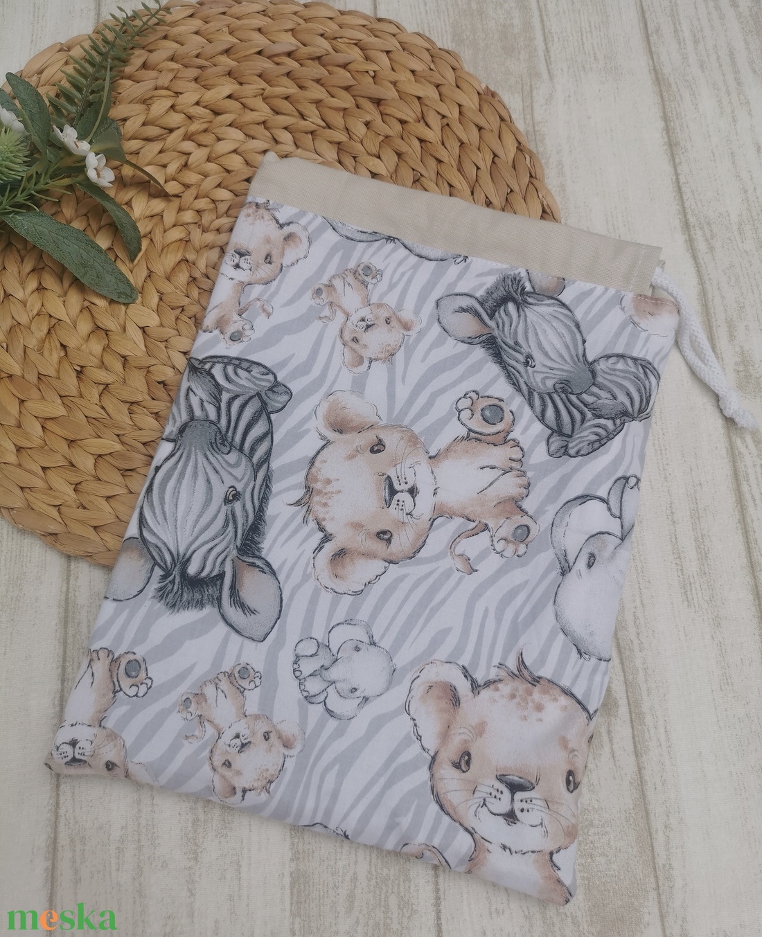 Ovis tisztasági zsák - Bébi állatos Bézs UNISEX  - játék & sport - ovis felszerelés - tisztasági csomag - Meska.hu