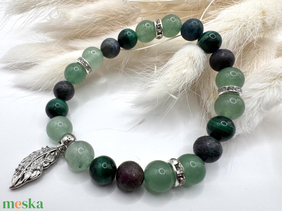 rubin/zafir -malachit-aventurin  - otthon & életmód - dekoráció - spiritualitás - ásványok - Meska.hu