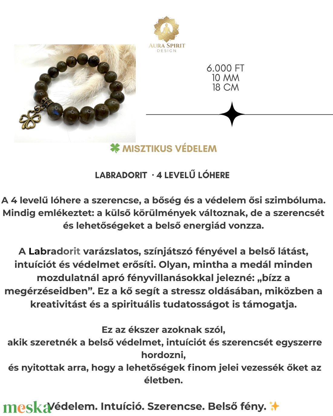 Labradorit  - otthon & életmód - dekoráció - spiritualitás - ásványok - Meska.hu