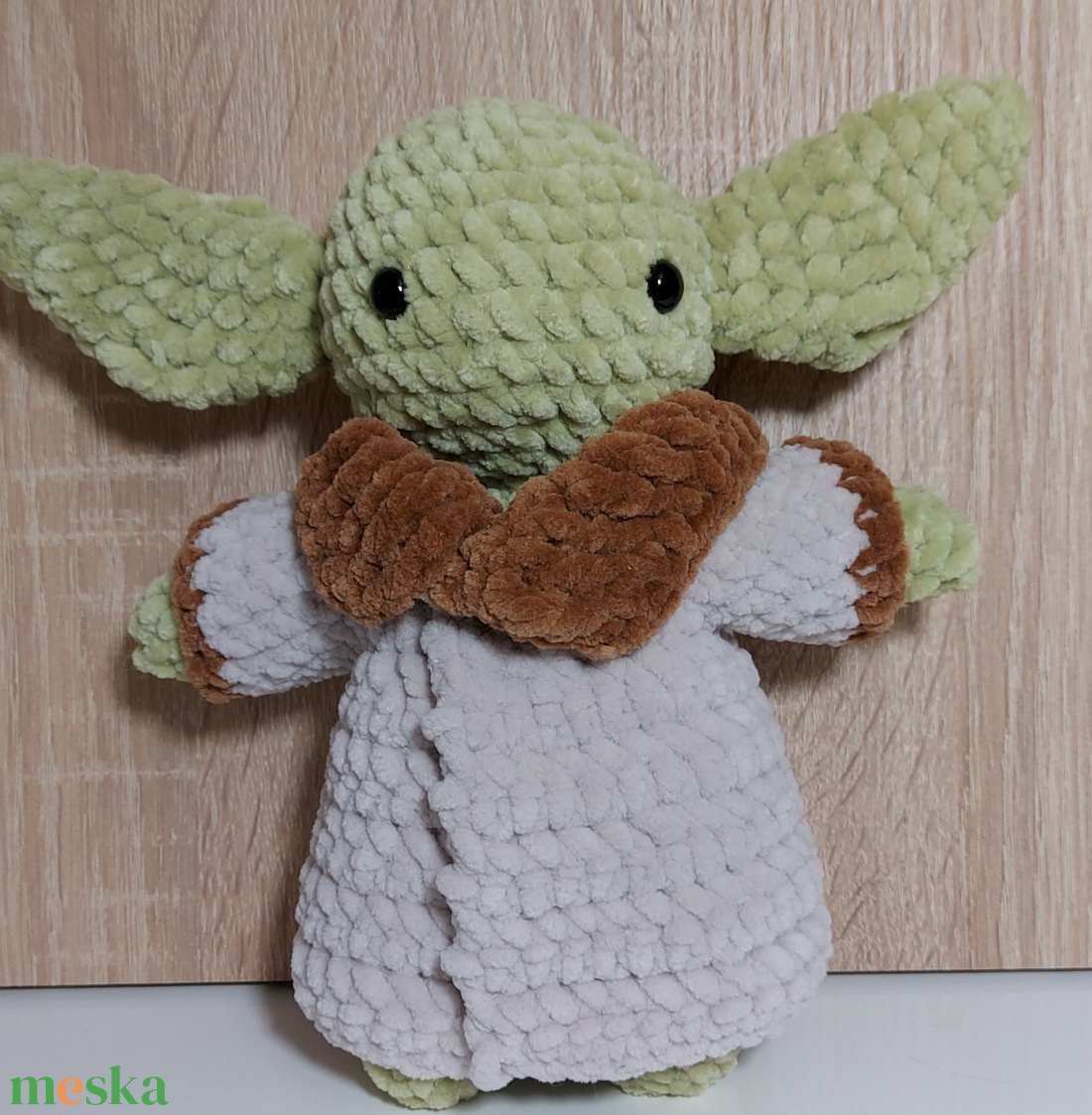 Horgolt Plüss Baby Yoda - Grogu - játék & sport - plüssállat & játékfigura - más figura - Meska.hu Horgolt Plüss Baby Yoda - Grogu - játék & sport - plüssállat & játékfigura - más figura - Meska.hu