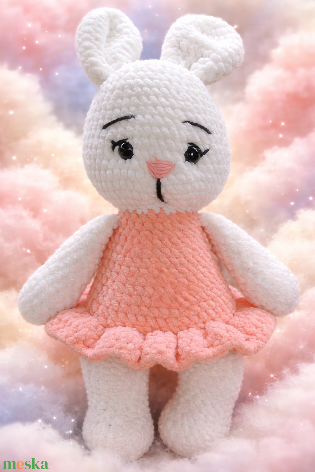 Szoknyás nyuszi - baba - mama - baba játékok - szundikendő, alvóka - Meska.hu