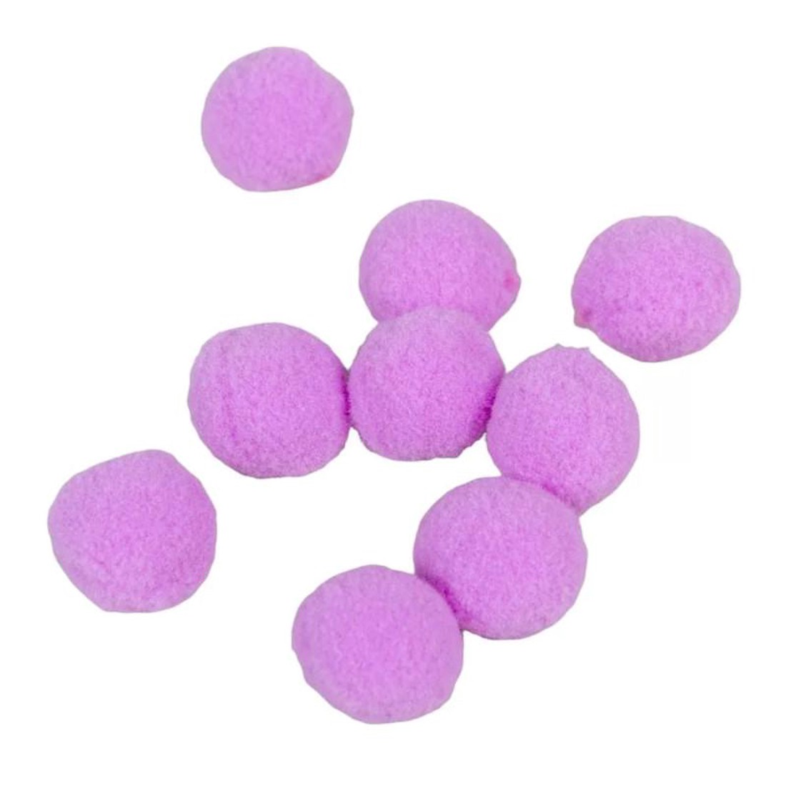 2 cm-es kashmir golyó 10 db-os kiszerelés - világos lila - kellékek & szerszámok - dekorációs kellékek - egyéb kellékek - Meska.hu