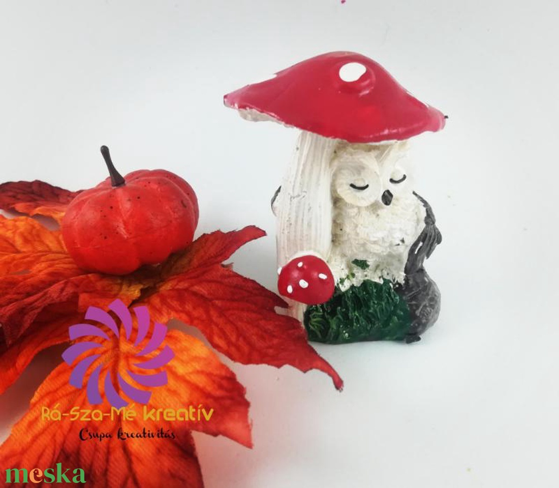 Bagoly figura gombával ii - kellékek & szerszámok - dekorációs kellékek - figurák - Meska.hu Bagoly figura gombával ii - kellékek & szerszámok - dekorációs kellékek - figurák - Meska.hu